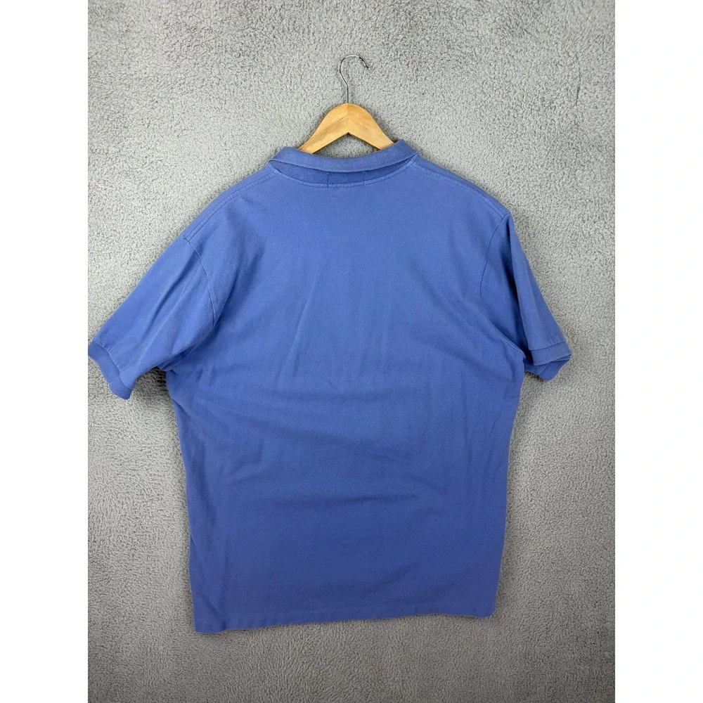 Polo Ralph Lauren Polo Shirt Mens XL Blue 100% Cotton Short Sleeve Casual Mens